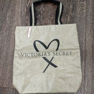 Victoria's Secret Gold Tote bag
